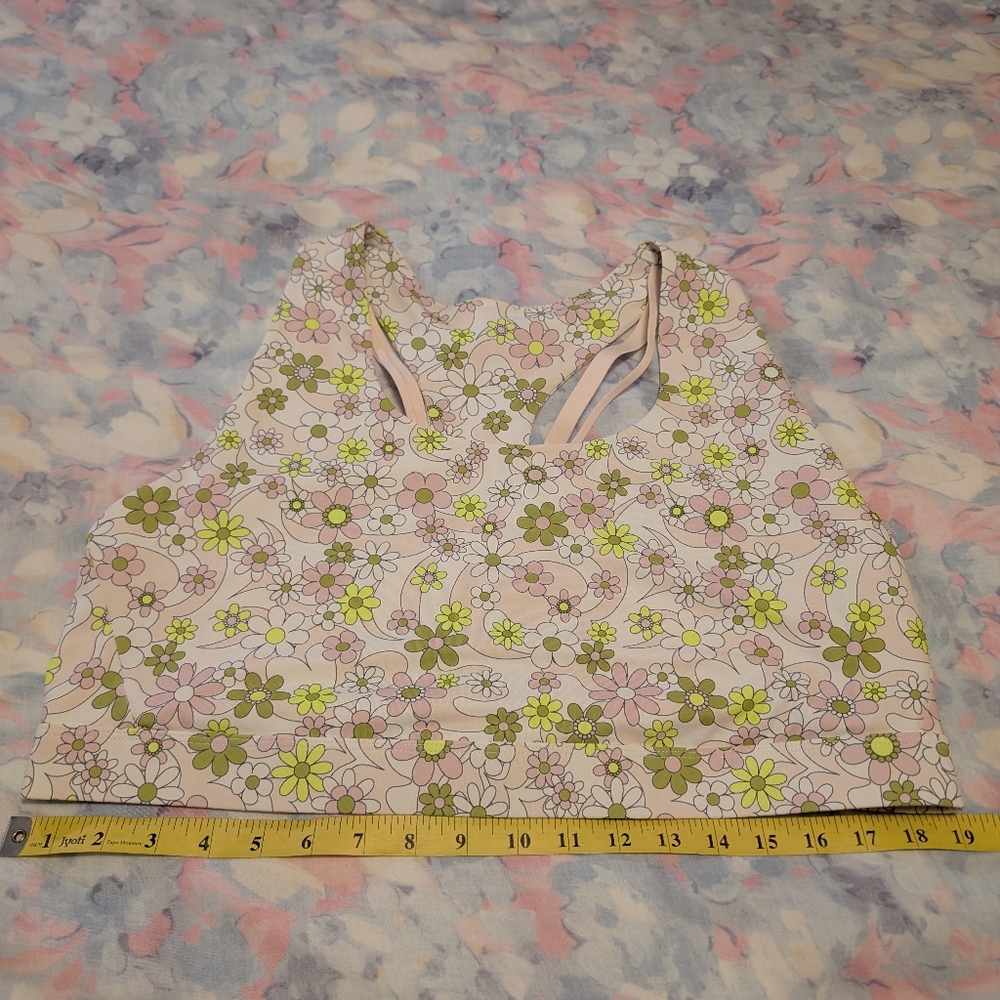 Fabletics Powerhold Retro Floral Activewear Set Sports Bra & Shorts Plus Size 3X - Picture 13 of 13